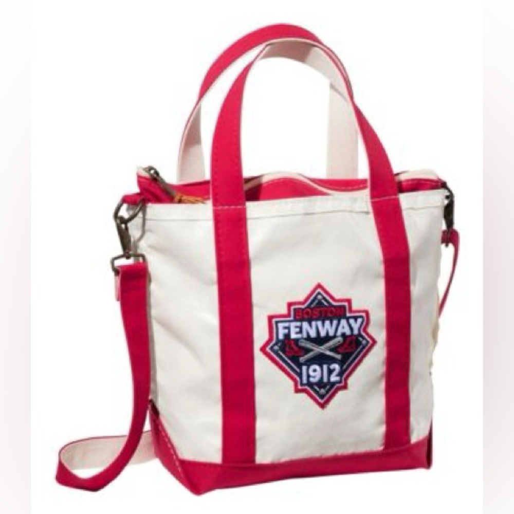 LL Bean Limited-Edition Fenway Tarp Tote, Crossbody Red Sox 2025 NEW WITH TAGS